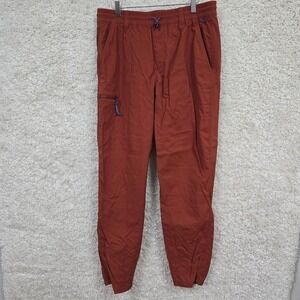 REI Co-op Trailmade Trail Joggers Mens Medium Rust Orange Nylon Hiking Gorpcore